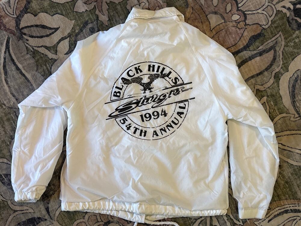 Vtg 1994 Sturgis Black Hills Motorcycle Rally 54th annual Women’s Nylon Jacket S